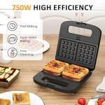 Sunvivi 3-in-1 Electric Sandwich Maker and Grill