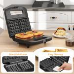 Sunvivi 3-in-1 Electric Sandwich Maker and Grill