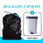 Teivio 20 Gallon Large Drawstring Trash Bags