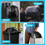 Teivio 20 Gallon Large Drawstring Trash Bags