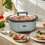 6 Quart Programmable Slow Cooker with Nonstick Pot