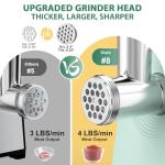 Electric Meat Grinder & Sausage Stuffer - 2800W