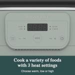 6 Quart Programmable Slow Cooker with Nonstick Pot