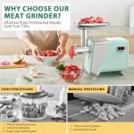 Electric Meat Grinder & Sausage Stuffer - 2800W