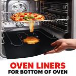Heavy Duty Non-Stick Oven Liner Mats - 2 Pack