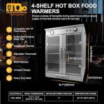 Electric Hot Box Food Warmer for Pizza and Snacks