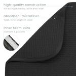 XL Black Absorbent Dish Drying Mat 18"x24