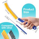 JOYMOOP 4 Pack Crevice and Grout Cleaning Brushes