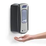 Touch-Free Purell Hand Sanitizer Dispenser in Chrome