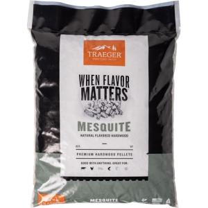 Traeger Mesquite 100% Natural Wood Pellets, 18 lb