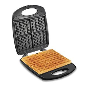 Hamilton Beach Mini Waffle Maker - Black & Stainless