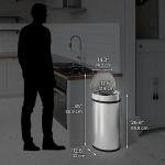 iTouchless 13 Gallon Sensor Touchless Trash Can