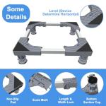 Mini Fridge Stand with Silicone Drip Tray