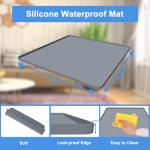 Mini Fridge Stand with Silicone Drip Tray