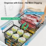 Adjustable Chest Freezer Organizer Bins - 2 Pack