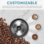 Aroma Mini Coffee and Herb Grinder with Steel Blades