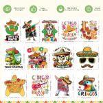 Cinco De Mayo Iron-On Transfers – 26 Sheets
