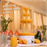 Retro Lighted 3-Tier Beverage Fountain with LED