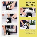 X Home Rotary Cheese Grater with 3 Blades