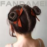 FANDAMEI Kids Hair Bun Maker Set, 4PCS