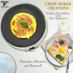 Moss & Stone 12” Non-Stick Electric Griddle