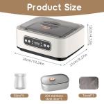 1.7 Quart Probiotic Yogurt Maker with Glass Jars