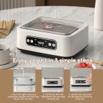 1.7 Quart Probiotic Yogurt Maker with Glass Jars