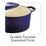 Tramontina 5.5-Quart Blue Enamel Dutch Oven