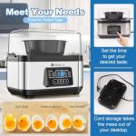 Tesslux Electric Egg Cooker - 6 Egg Capacity