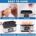 Tesslux Electric Egg Cooker - 6 Egg Capacity