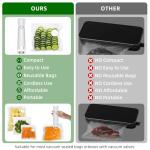 Handheld Vacuum Sealer with 30 Reusable Bags