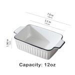 Ceramic Casserole Dishes Set of 4, 12 oz