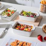 Ceramic Casserole Dishes Set of 4, 12 oz