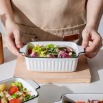 Ceramic Casserole Dishes Set of 4, 12 oz