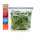 Hefty Gallon Size Plastic Freezer Bags, 20 Count