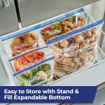 Hefty Gallon Size Plastic Freezer Bags, 20 Count