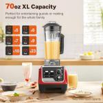 MAGETANG 1800W Blender for Smoothies and Ice Crushing