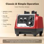 MAGETANG 1800W Blender for Smoothies and Ice Crushing