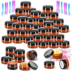 MotBach 50 Pack Small Plastic Storage Containers