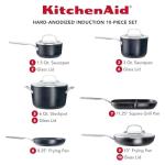 KitchenAid 10-Piece Nonstick Induction Cookware Set