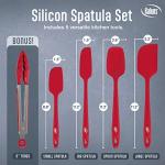 Kaluns Silicone Spatula Set with Bonus Tongs