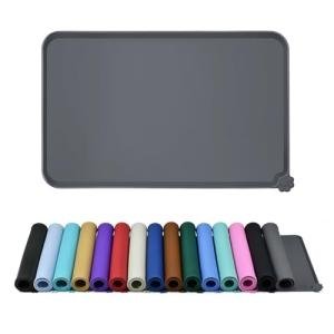 Waterproof Pet Feeding Mat with High Edges
