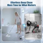 AIRROBO Cordless Electric Spin Scrubber with Adjustable Handle