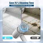 AIRROBO Cordless Electric Spin Scrubber with Adjustable Handle