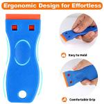 Plastic Razor Blade Scraper Set with Extra Blades