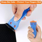 Plastic Razor Blade Scraper Set with Extra Blades