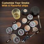 Electric Whiskey Smoker Kit with Rechargeable Lighter
