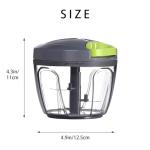 Ourokhome Portable Manual Food Processor Chopper