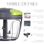 Ourokhome Portable Manual Food Processor Chopper