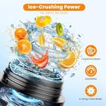 Kourice Mini Portable Blender for Smoothies On-the-Go